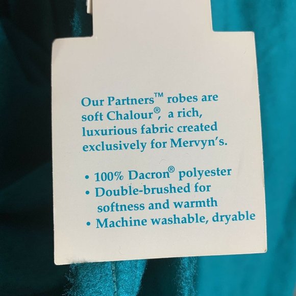 Vintage Partners Mervyns Jade Green Long Loungewear Robe - Picture 10 of 10